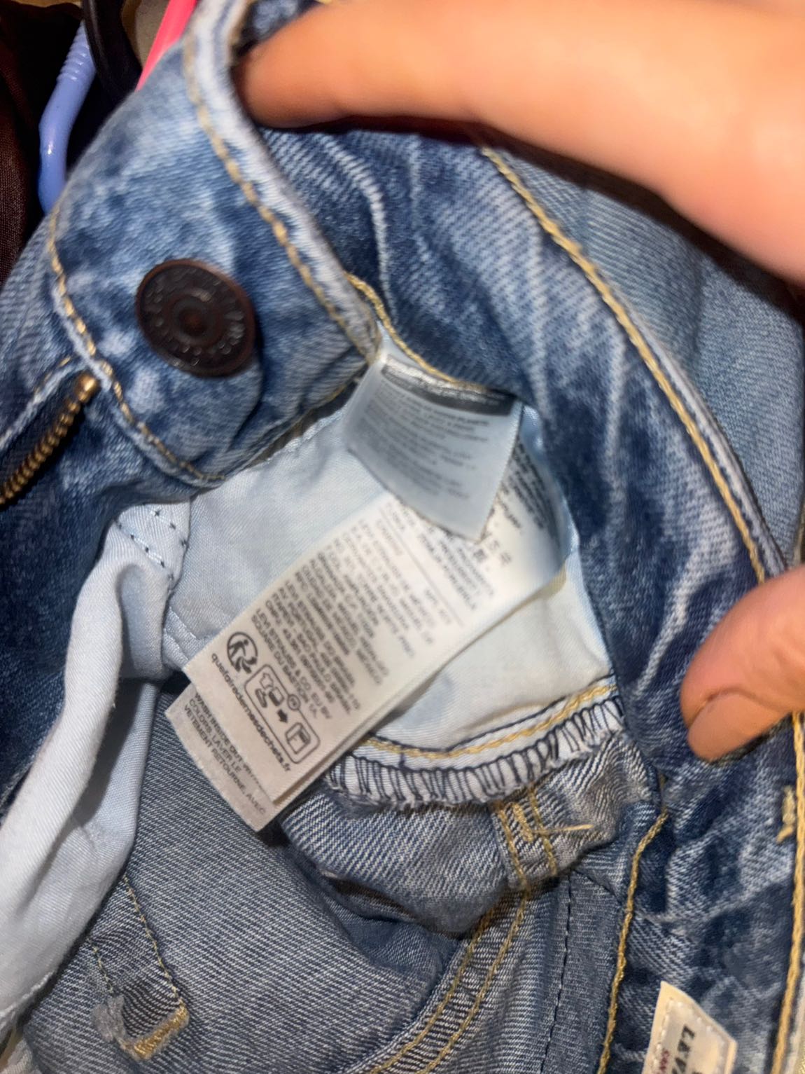 Mavi Bol Paça Jean Pantolon — görsel 8/8
