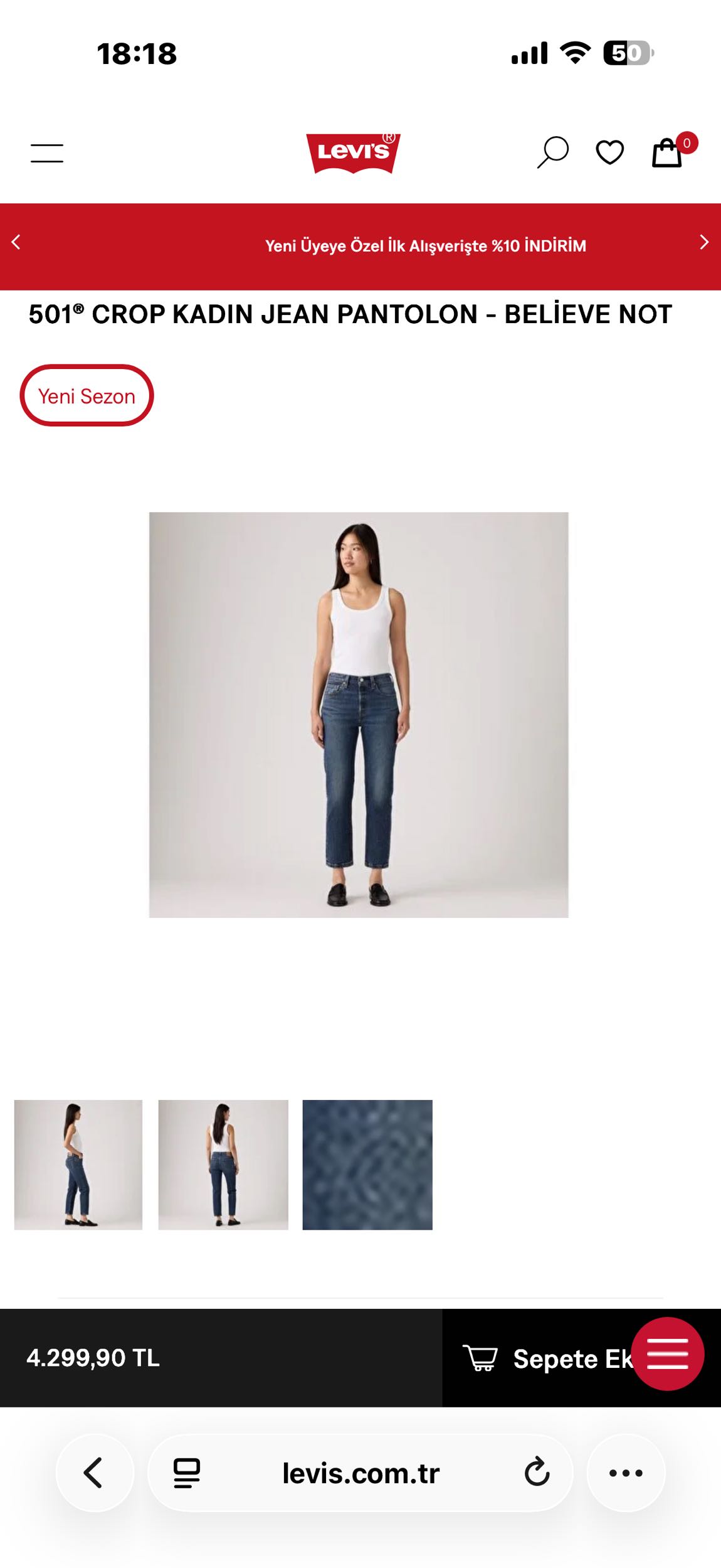 Levi's 501 Jean — görsel 6/6