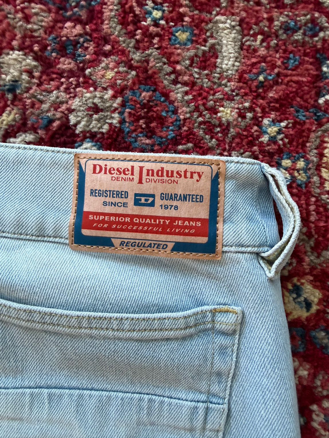 Diesel Düşük Bel Kot Pantolon — görsel 10/10