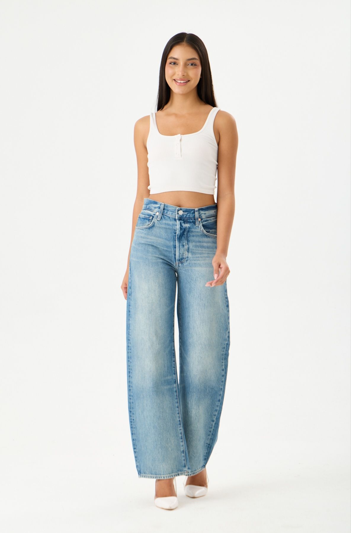 Paige barrel jean — görsel 2/6