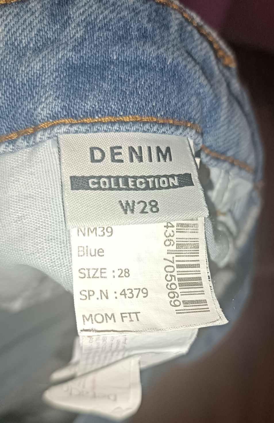 Defacto Mom Fit Mavi Denim Jean — görsel 4/4