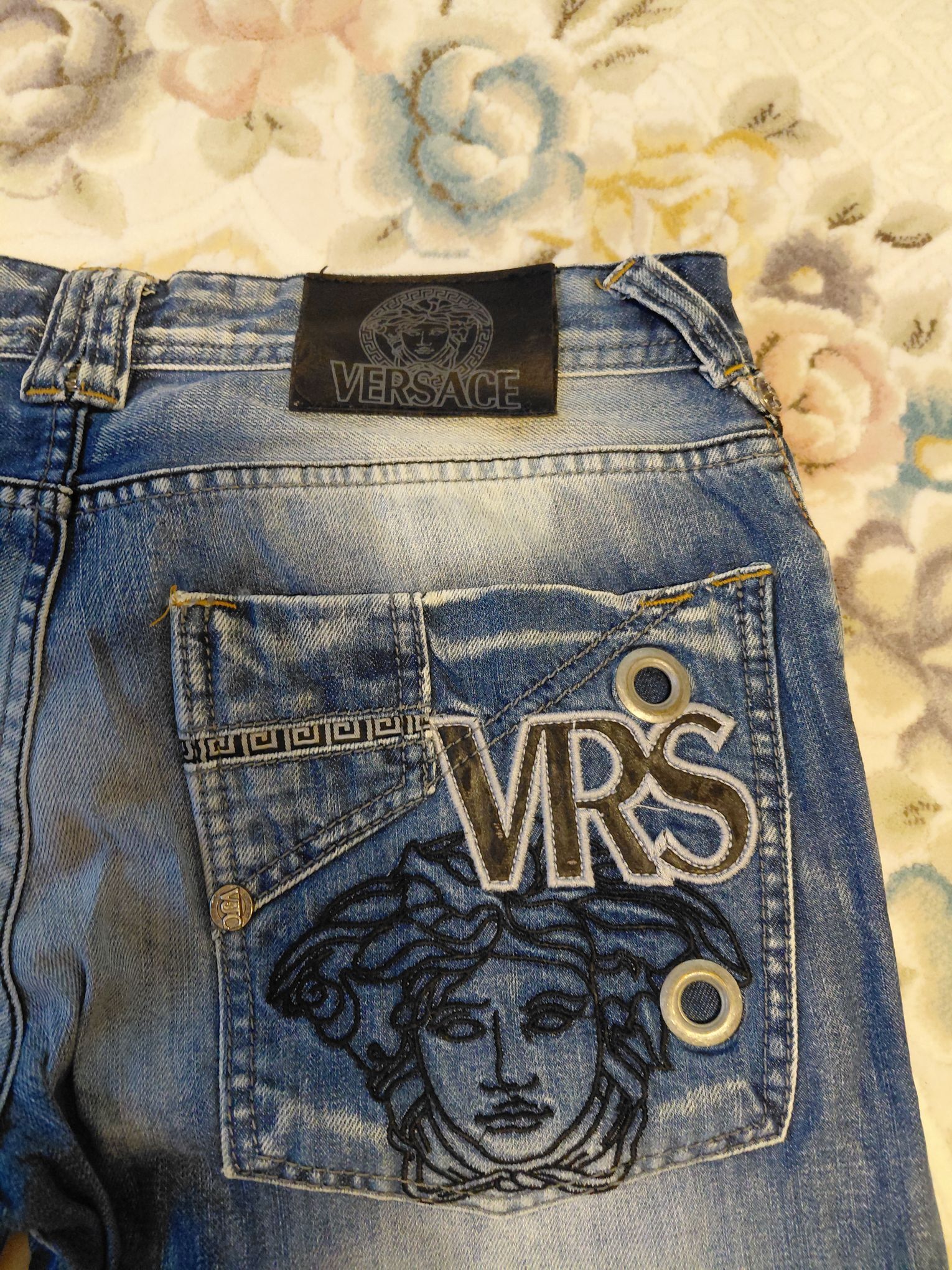 Versace Mavi Jean Pantolon — görsel 3/4