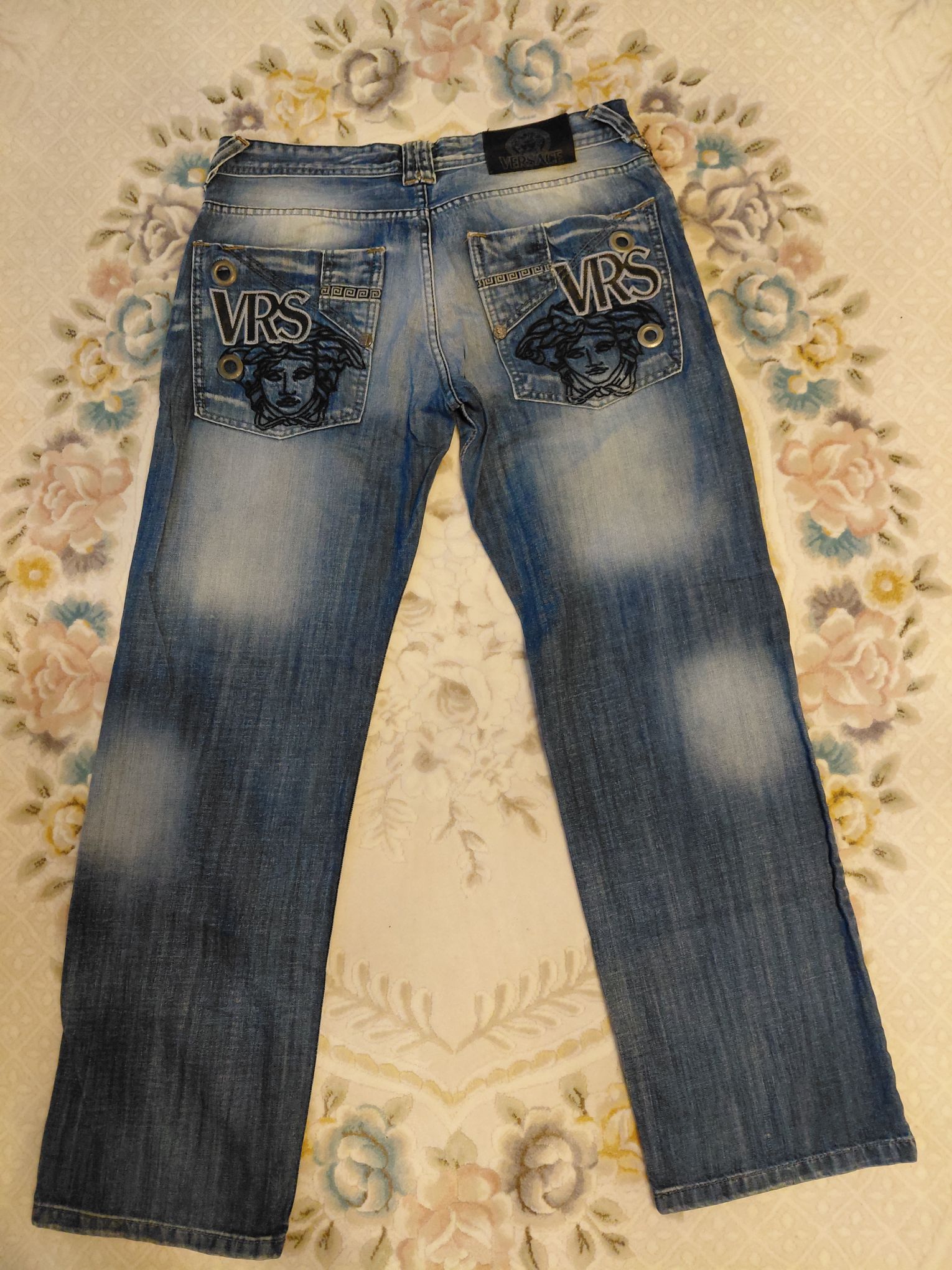 Versace Mavi Jean Pantolon — görsel 2/4