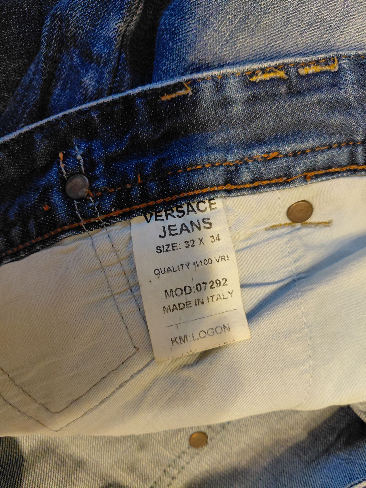 Versace Mavi Jean Pantolon — görsel 4/4