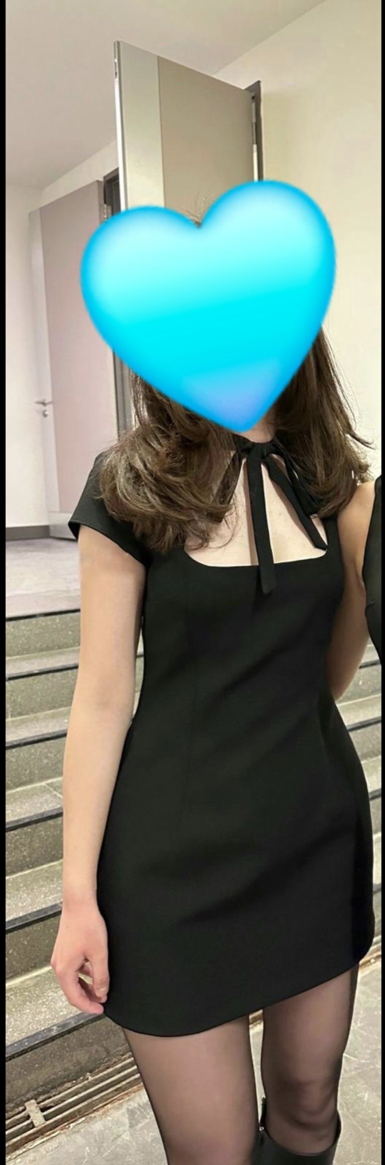 Zara siyah mini elbise — görsel 4/4