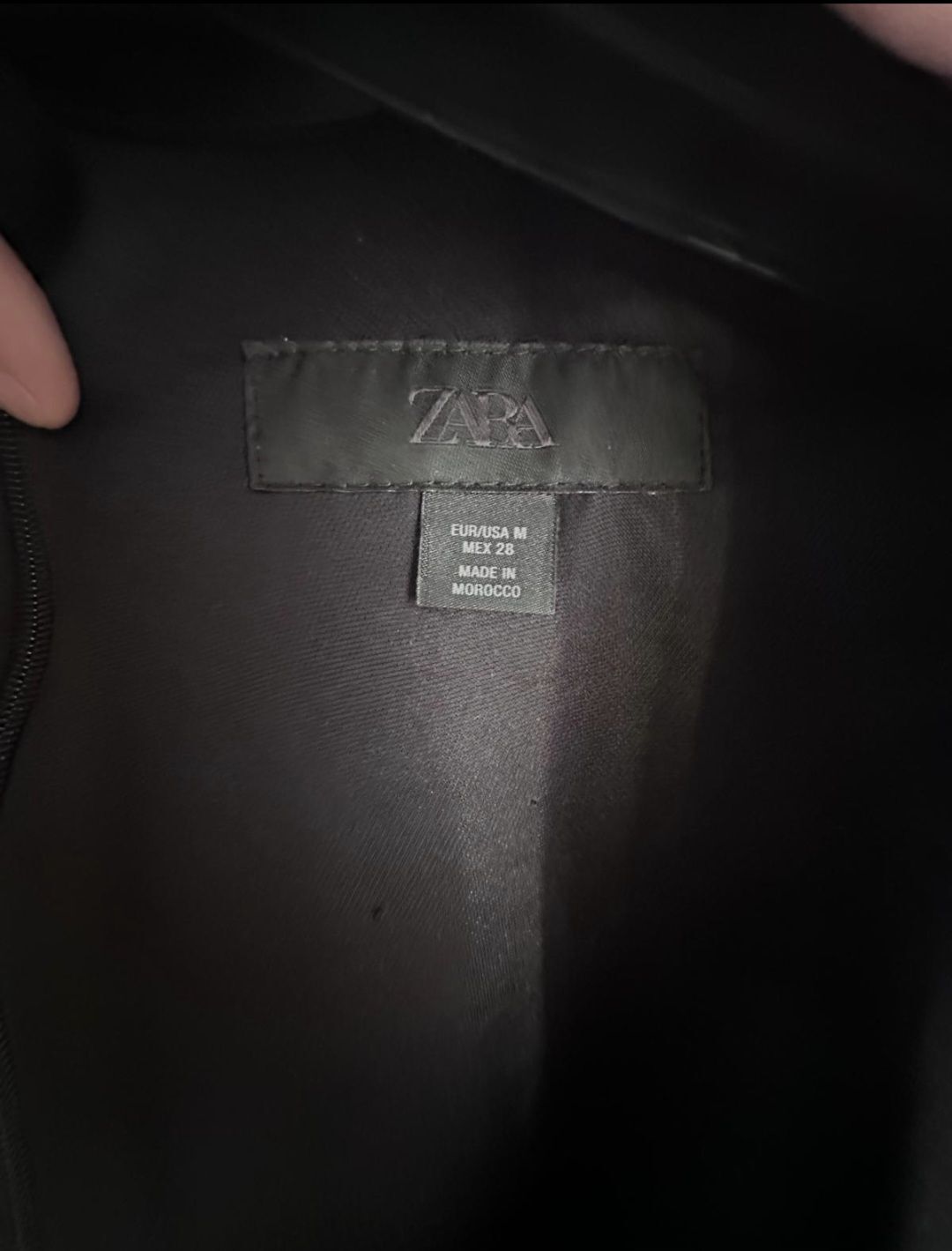 Zara siyah mini elbise — görsel 3/4
