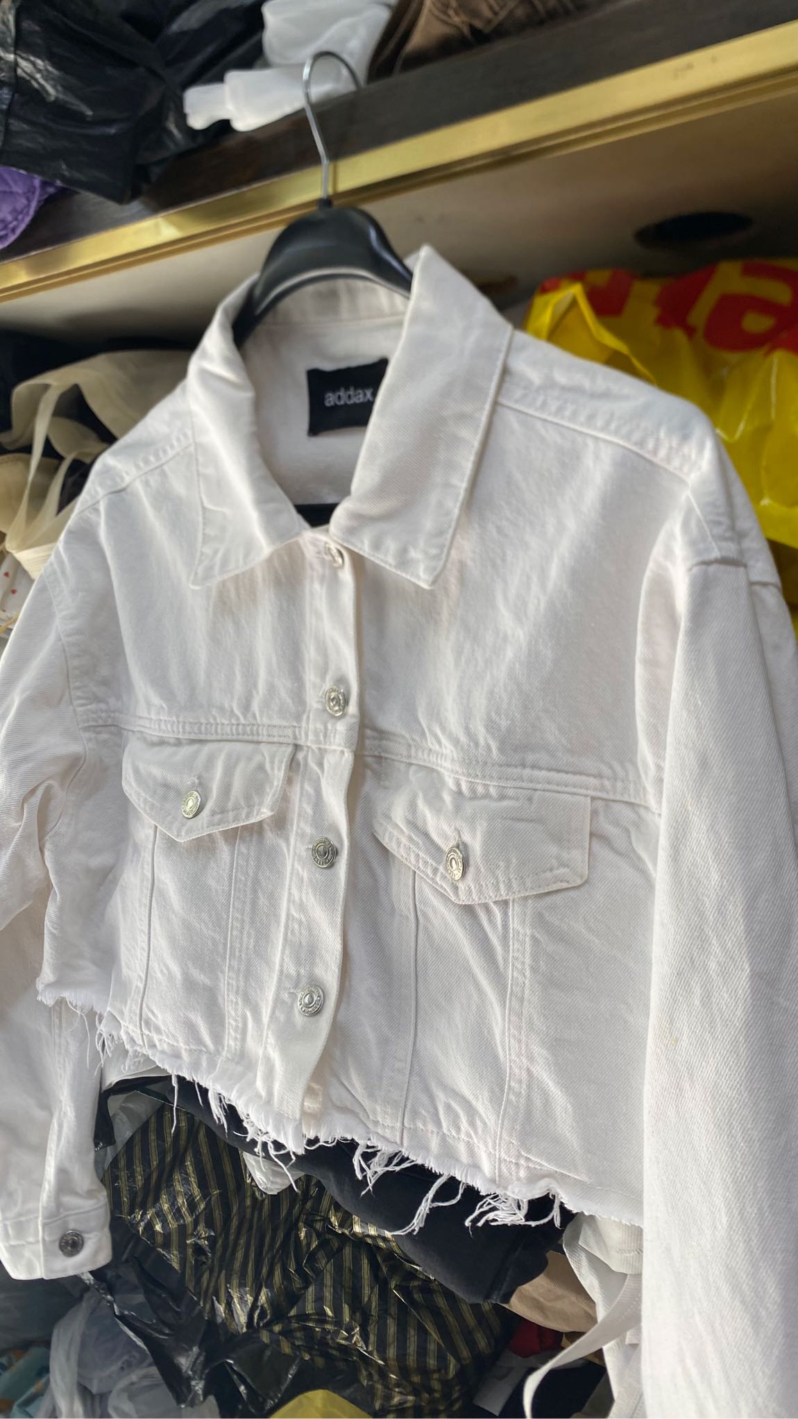Addax crop beyaz ceket — görsel 3/7