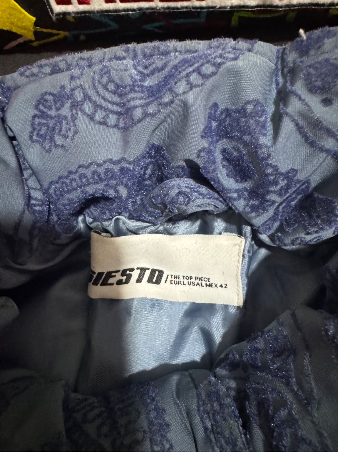Giesto Kadife İşlemeli Mont — görsel 5/6