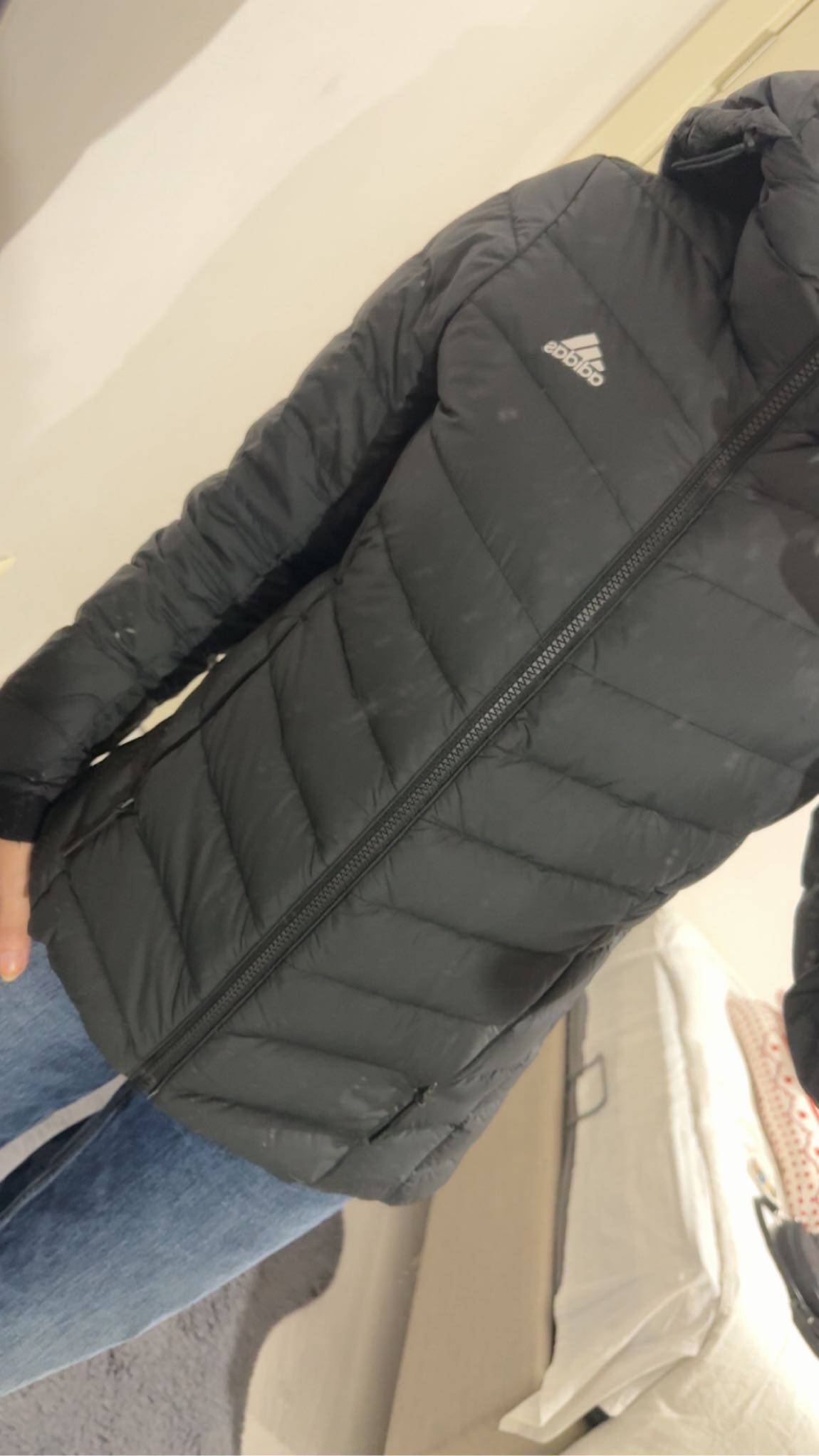 Adidas Siyah Spor Mont — görsel 7/8