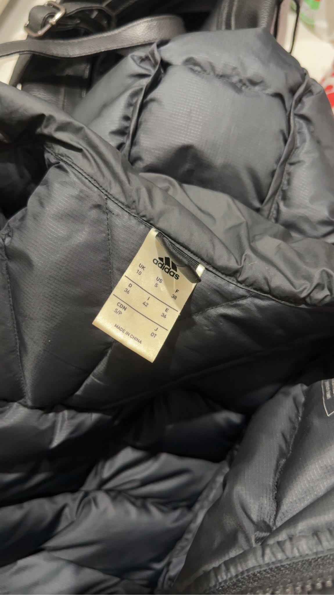 Adidas Siyah Spor Mont — görsel 5/8