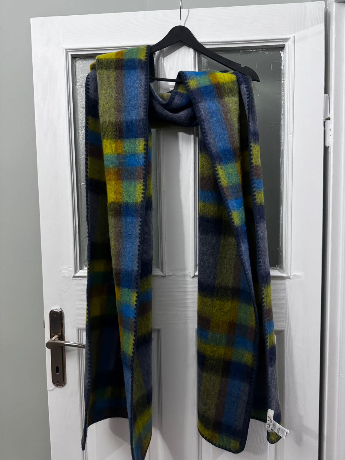 MANGO|El Yapımı Siyah Yün Kaban Oversize — görsel 10/10