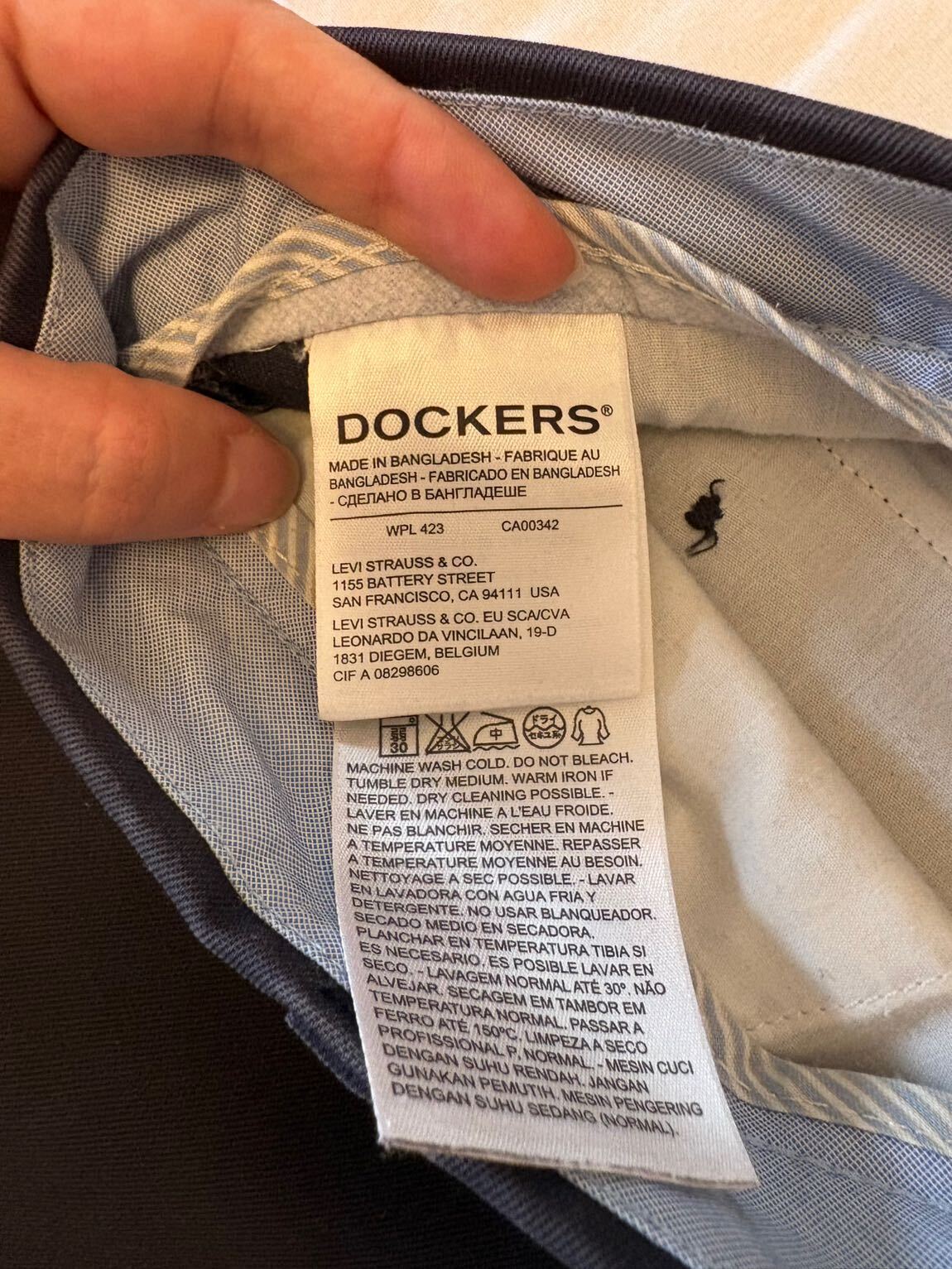 Dockers Lacivert Pantolon — görsel 2/9