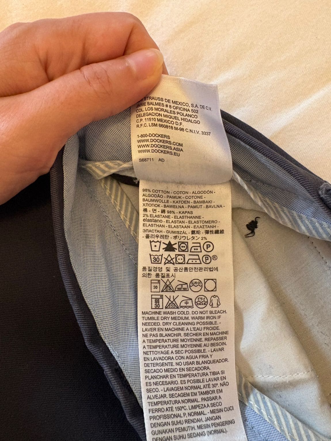 Dockers Lacivert Pantolon — görsel 3/9