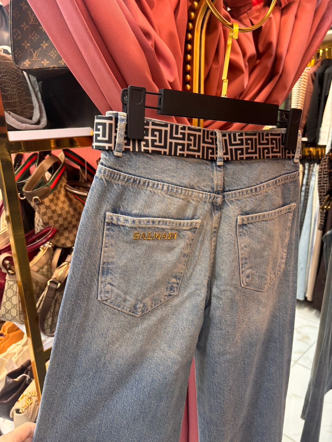 Balmain Kot Geniş Paça Jean — görsel 3/4