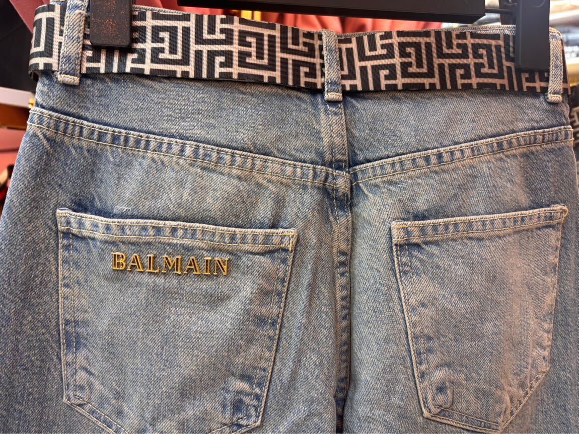 Balmain Kot Geniş Paça Jean — görsel 4/4