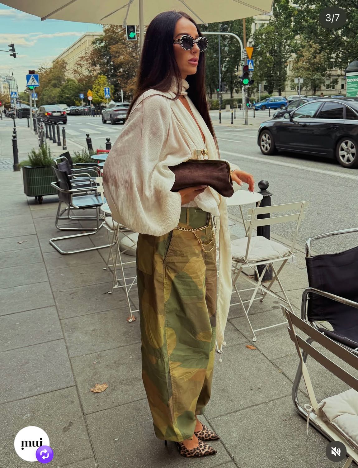 Zara viral kamuflajlı pantolon — görsel 3/10