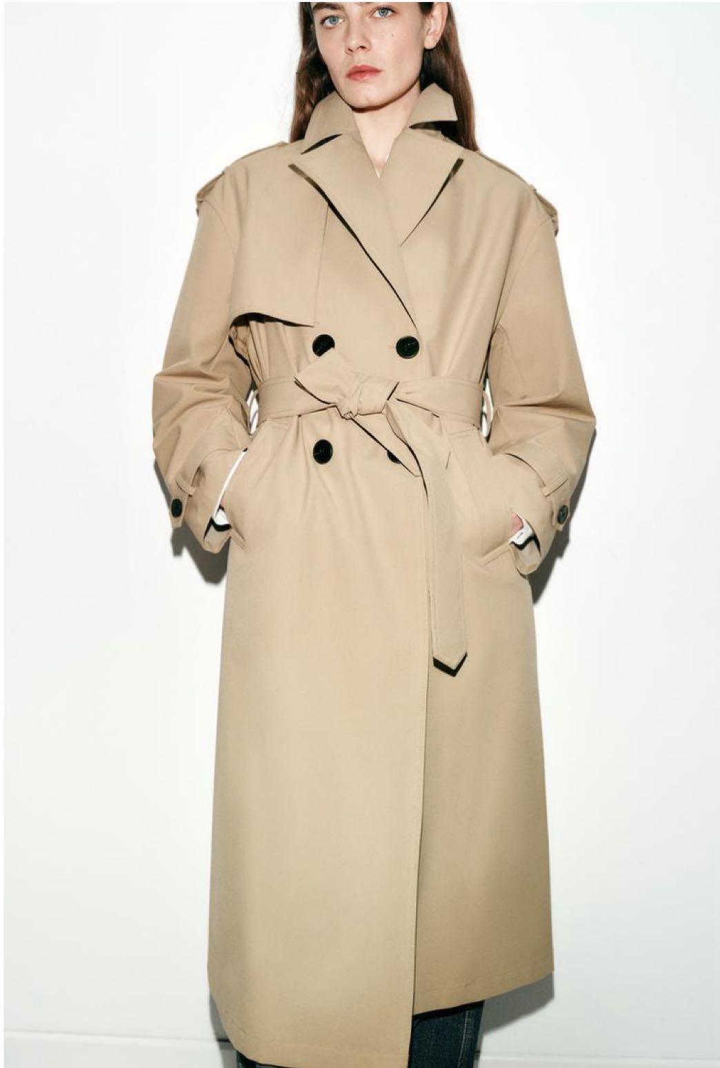 Zara ZW Collection Trençkot — görsel 7/9