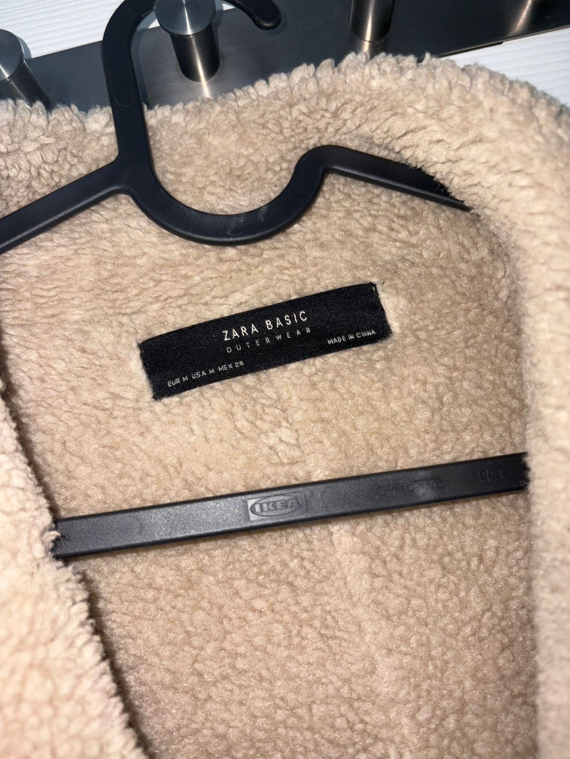 Zara Süet Peluş Mont — görsel 3/7