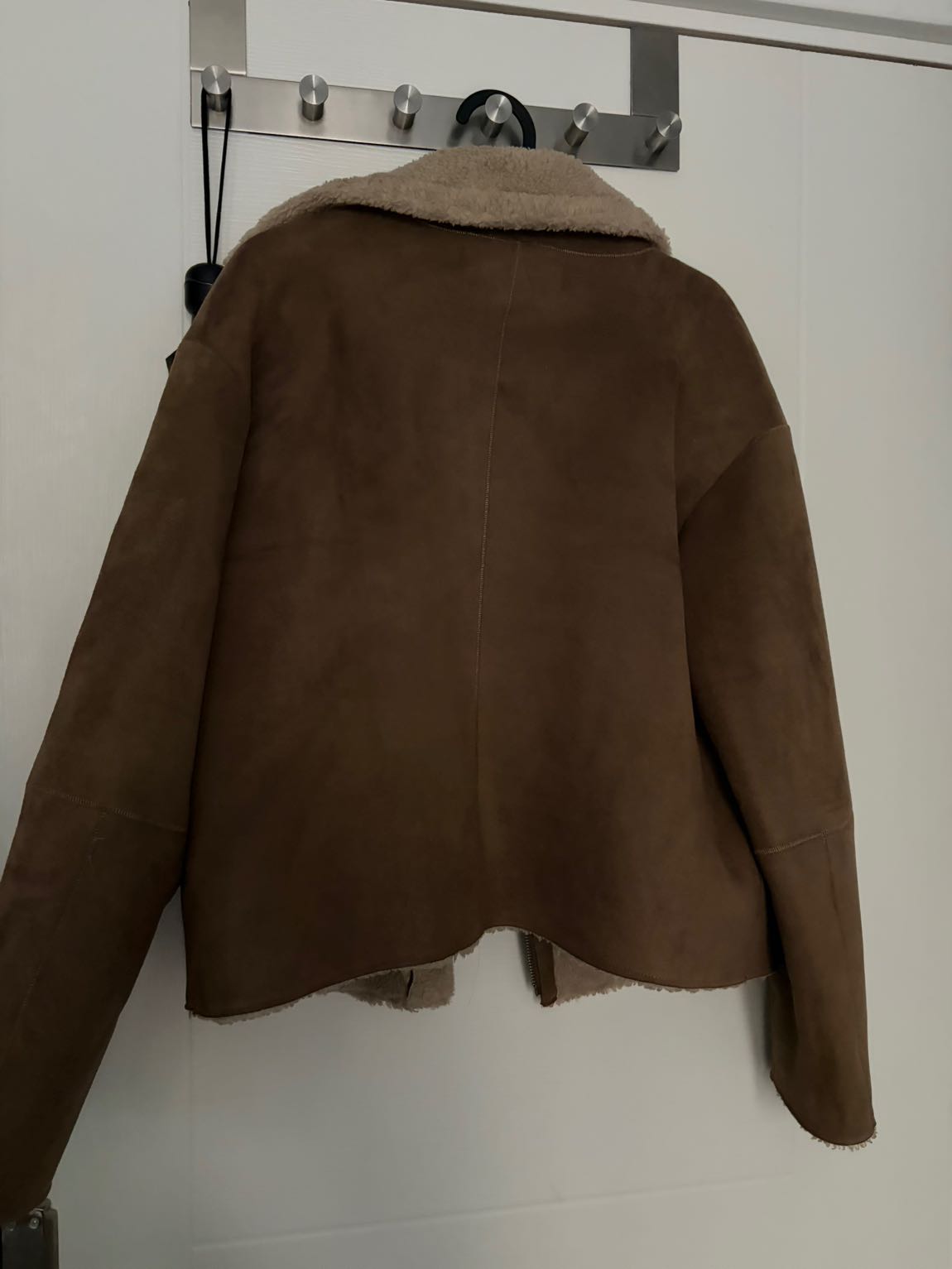 Zara Süet Peluş Mont — görsel 6/7