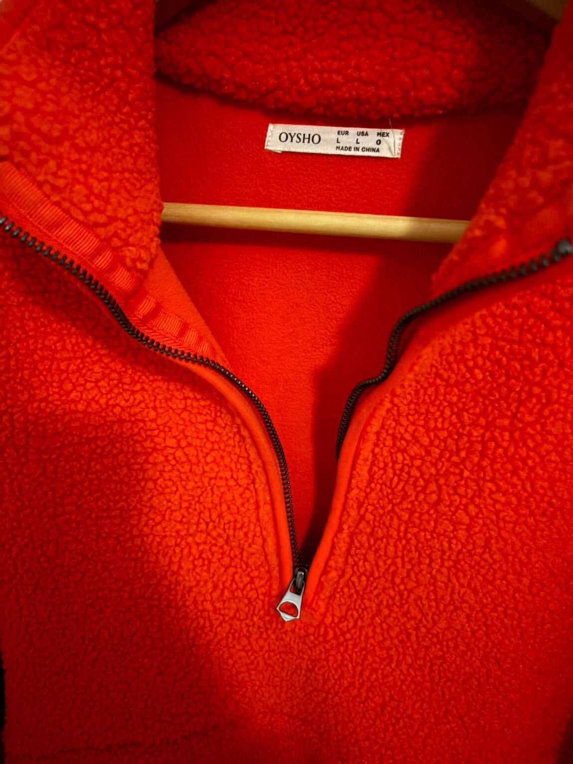 OYSHO Turuncu Polar Fleece Sweatshirt — görsel 9/11