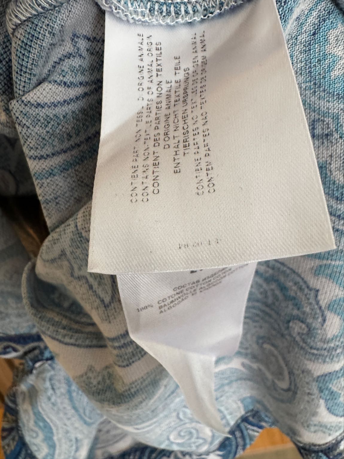 Etro Şal Desenli Polo Yaka Tişört — görsel 6/7