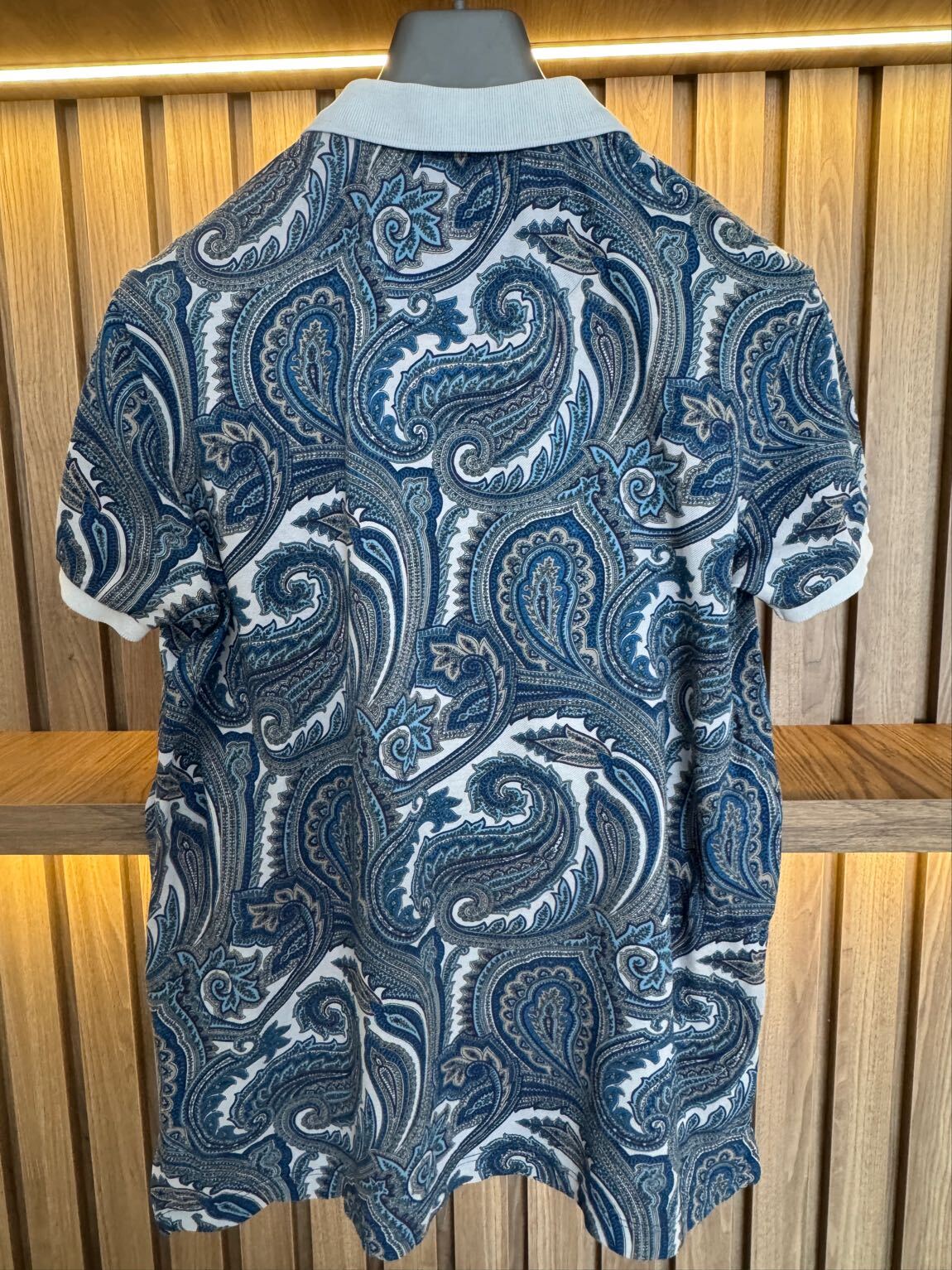 Etro Şal Desenli Polo Yaka Tişört — görsel 4/7
