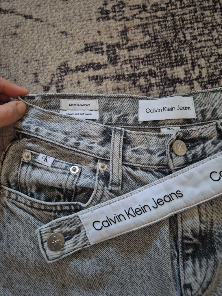 Calvin Klein Jeans Kot Şort — görsel 3/10