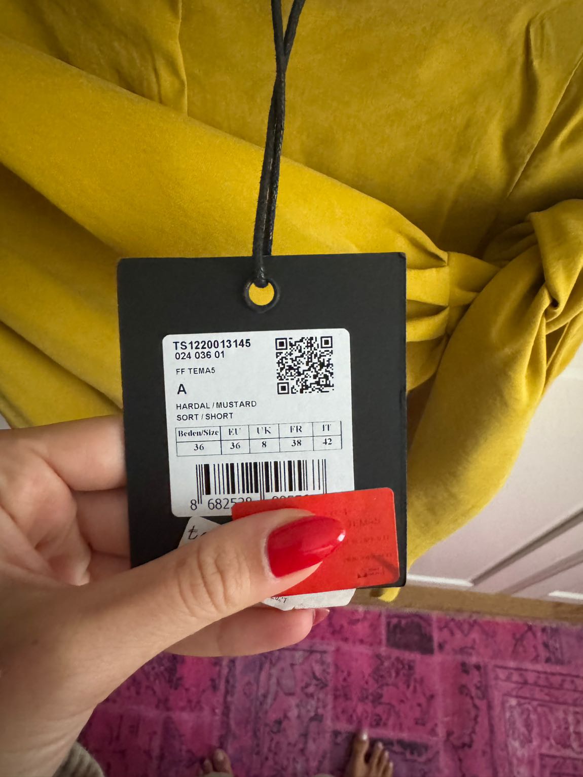 TWIST Hardal Şort etek — görsel 11/11