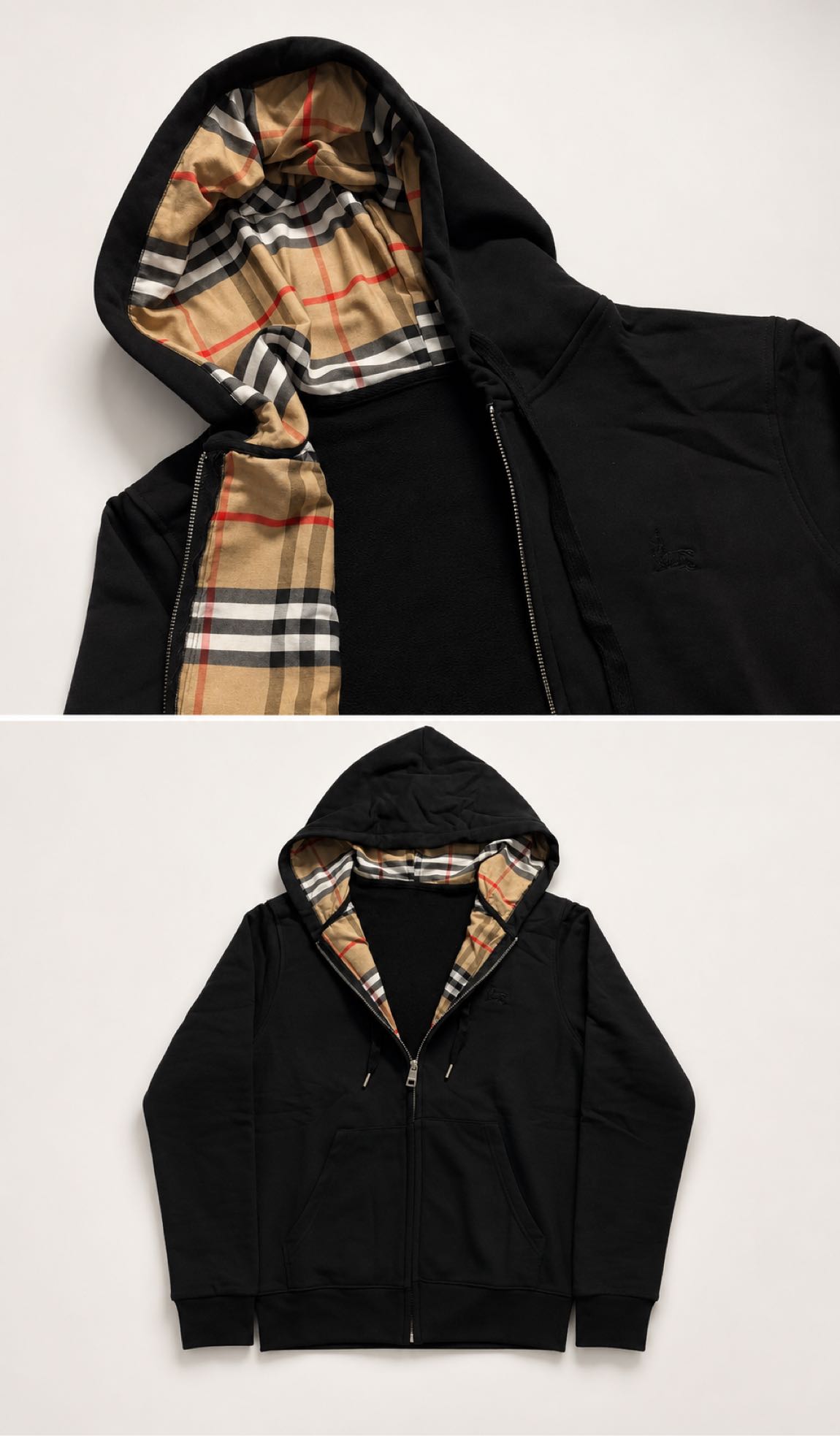 Burberry Fermuarlı Sweatshirt — görsel 3/4