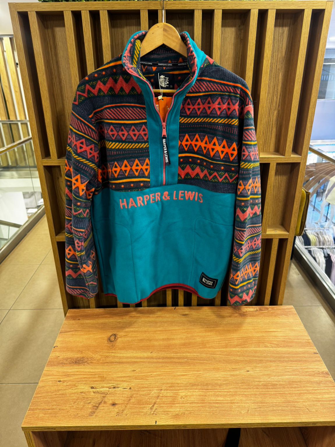 Harper Levis Desenli Polar Sweatshirt — görsel 5/7