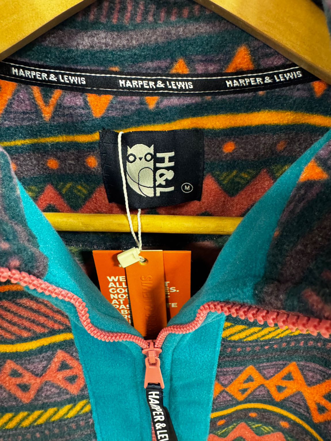 Harper Levis Desenli Polar Sweatshirt — görsel 6/7