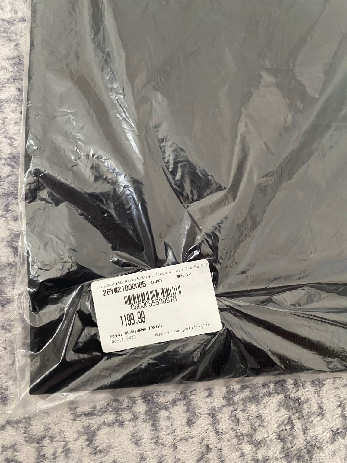 Jack & Jones Siyah Tişört — görsel 6/8