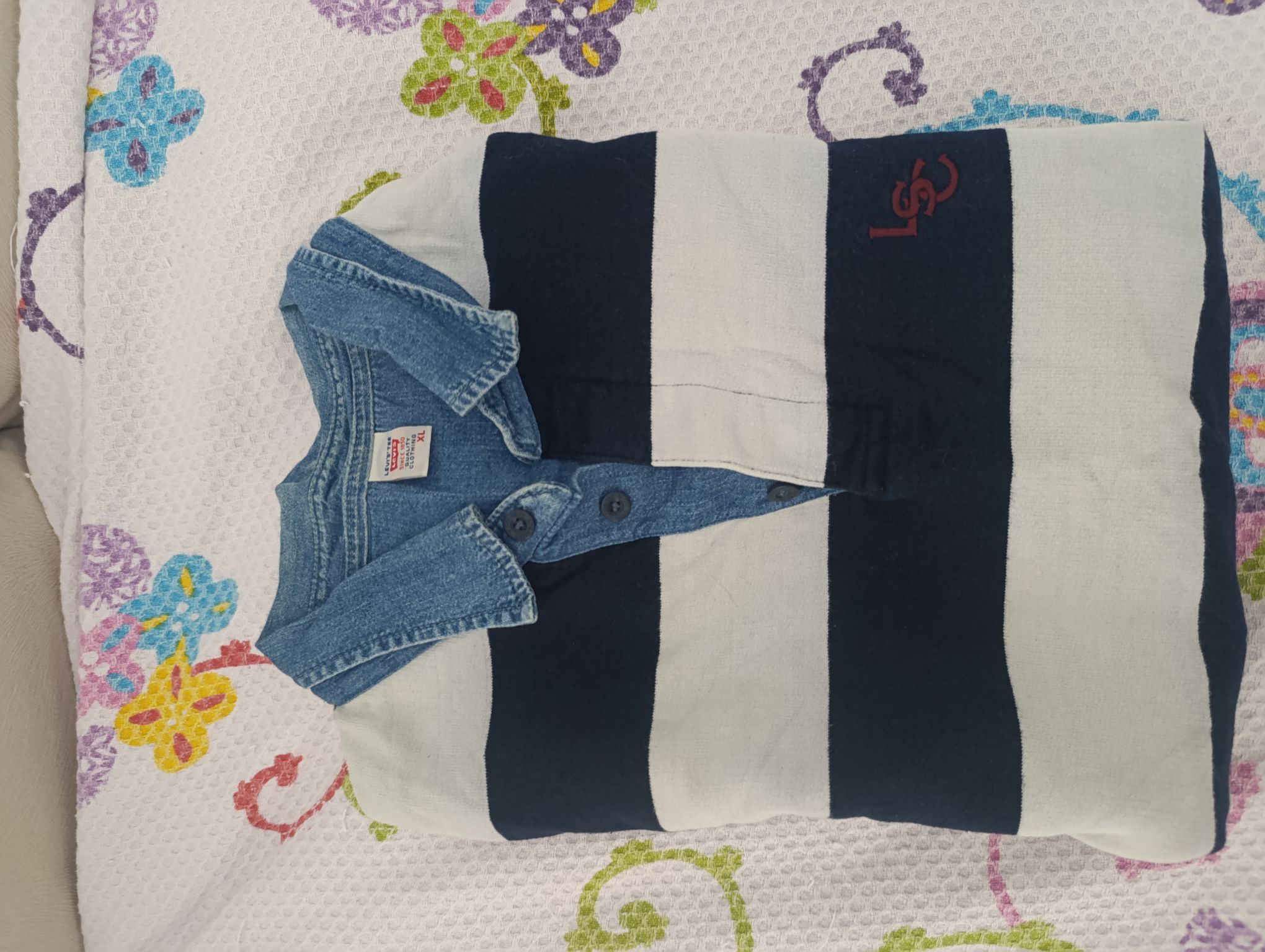 LEVİS ,Çizgili Polo Yaka Tişört — görsel 4/4