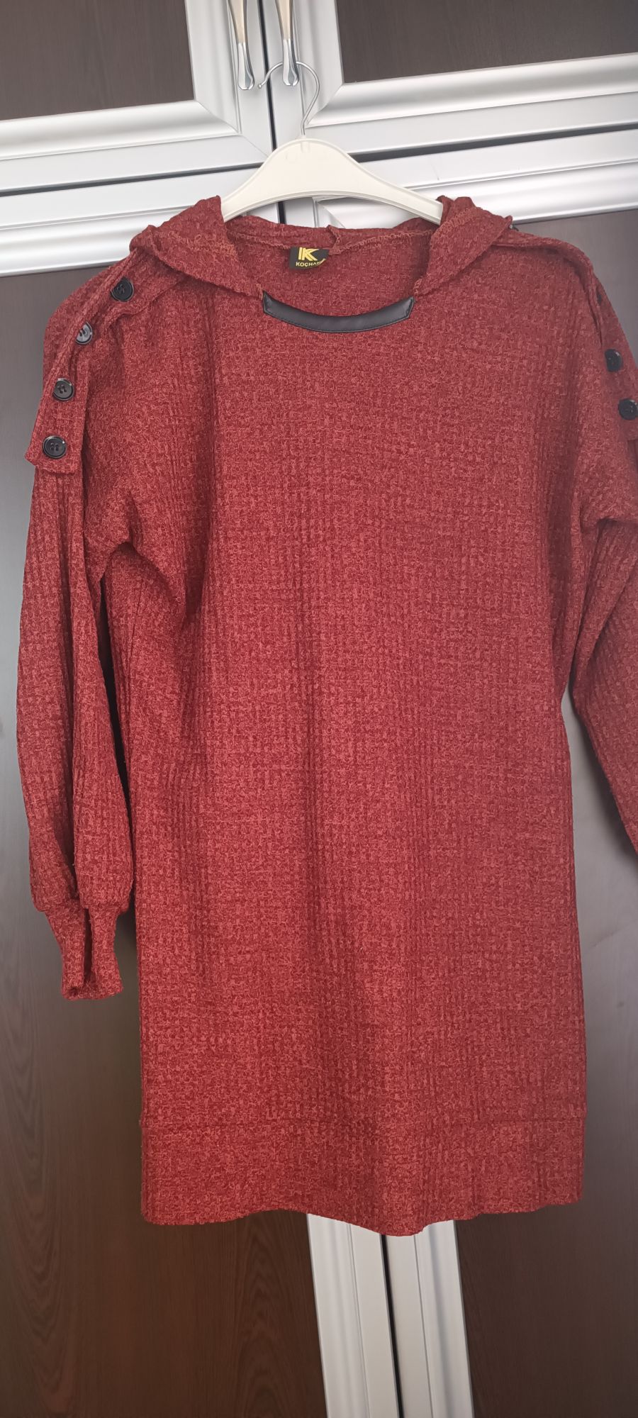 Bordo Triko Tunik — görsel 2/3
