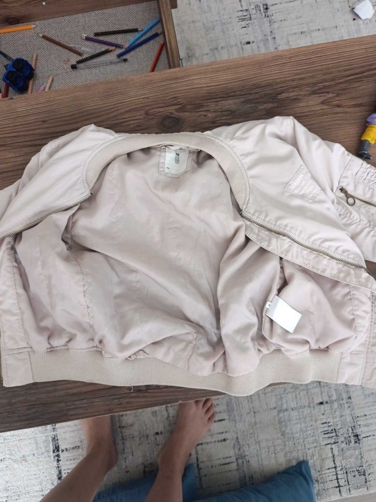 H&M Golden Equipe Bomber Ceket 🌿 — görsel 9/10