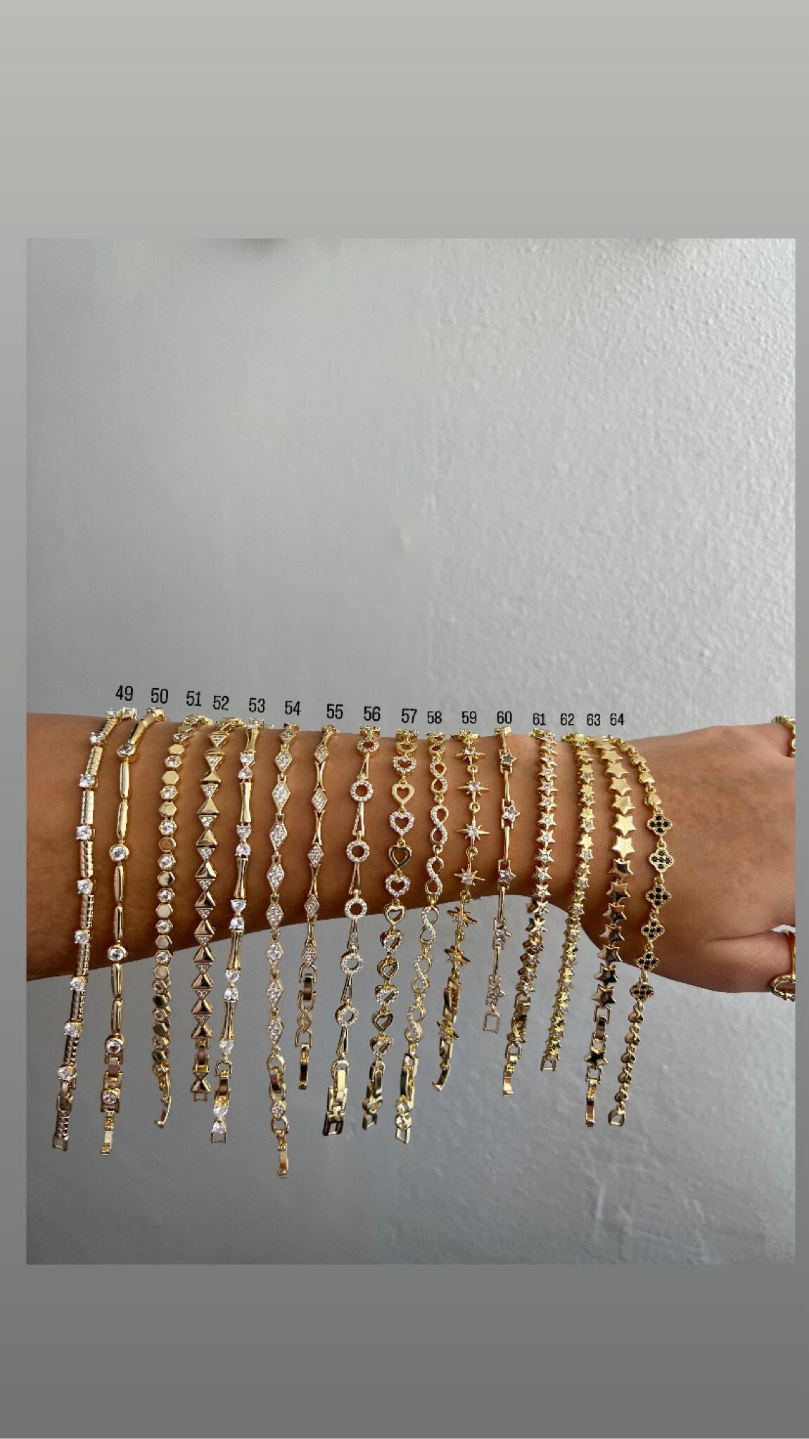 14k altın kaplama çelik bileklik — görsel 3/12