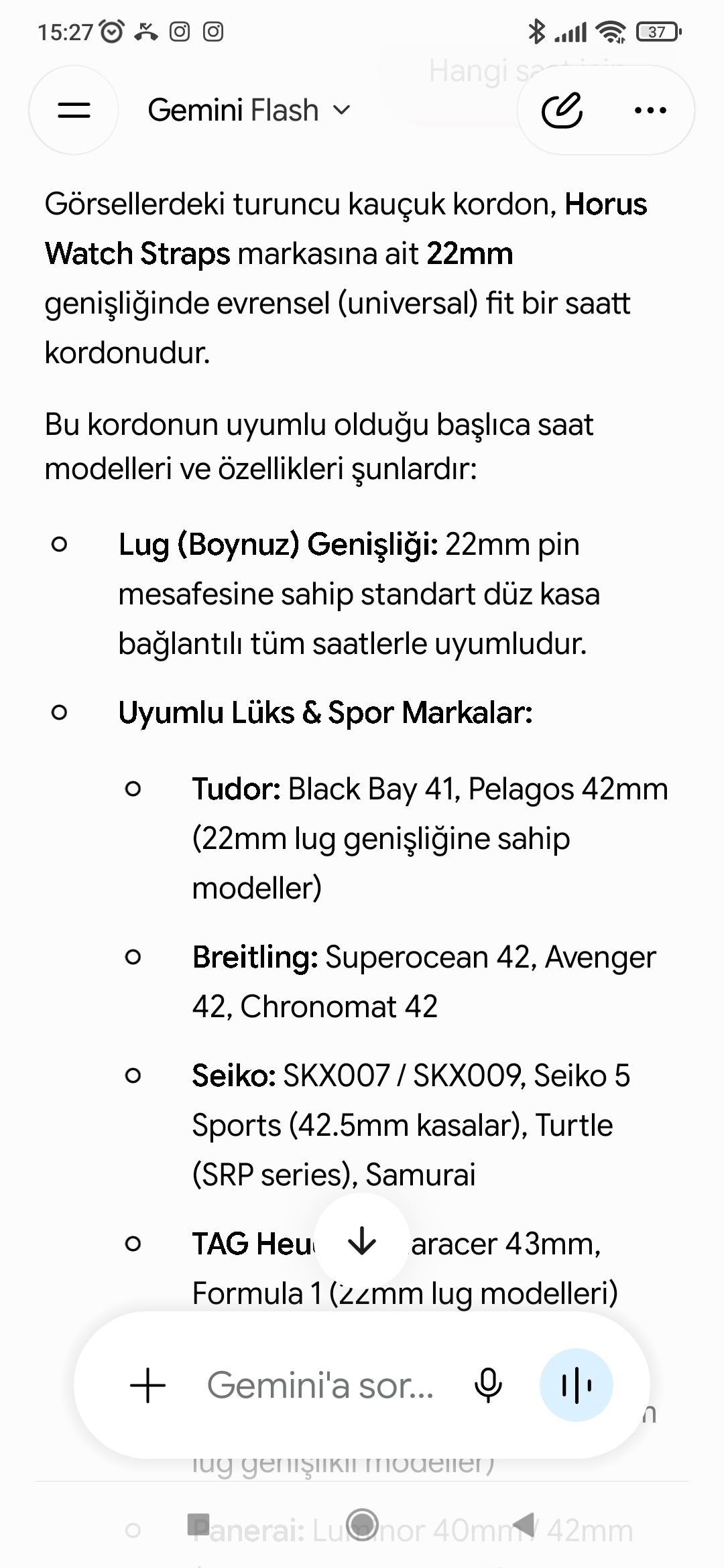 Horus Saat Kordonu — görsel 6/7