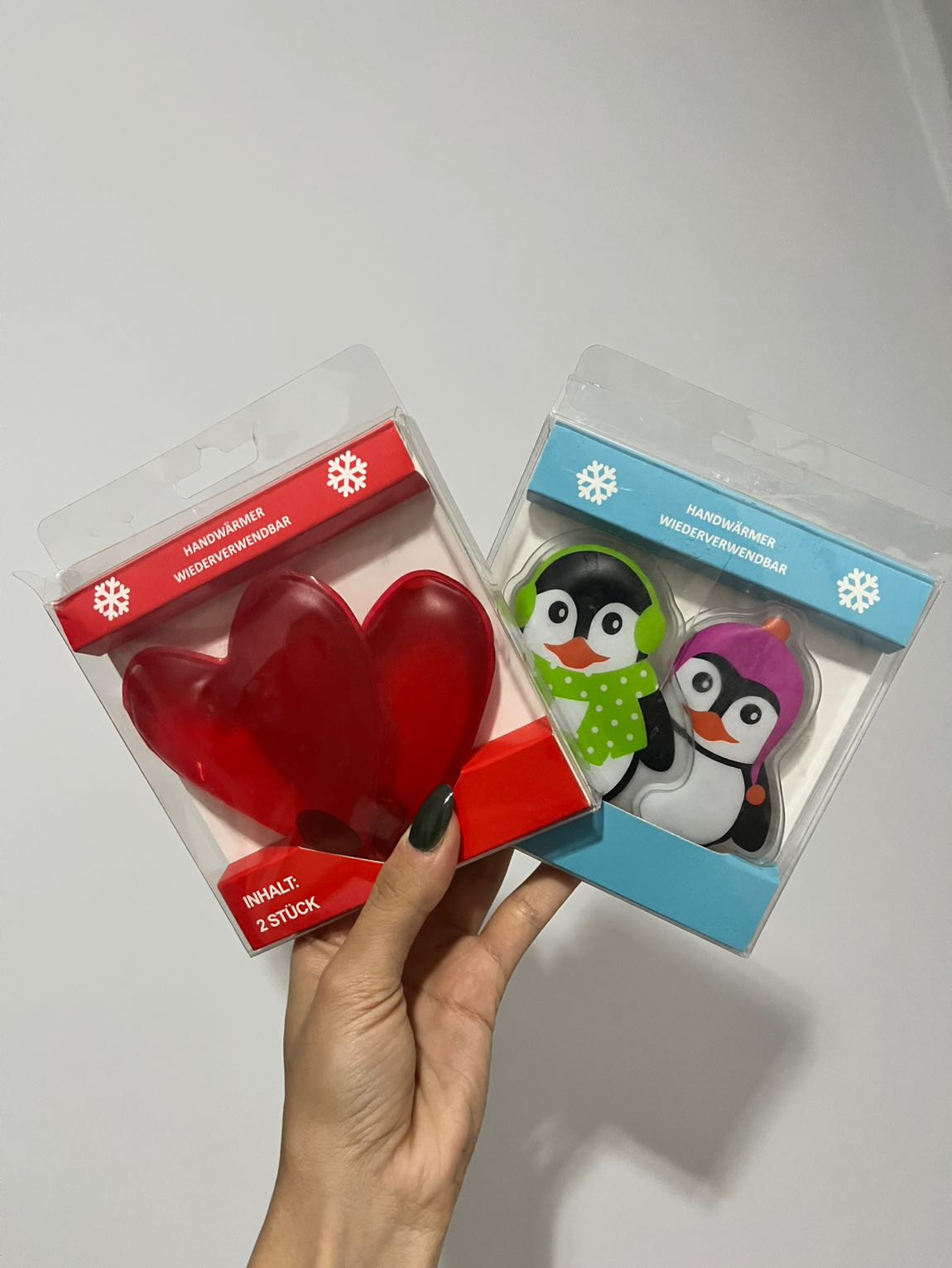 Kalp ve Penguen El Isıtıcı Seti — görsel 2/3