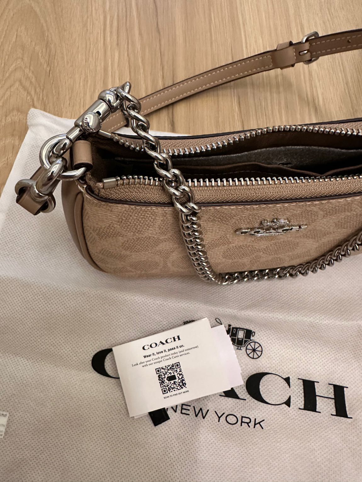 Coach Teri Signature Canvas Omuz Çantası — görsel 4/4