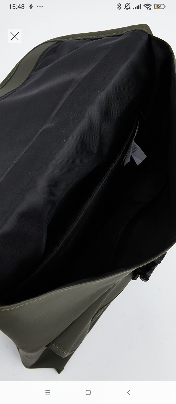 Yeni etiketi yok haki erkek sırt çantası — görsel 4/4