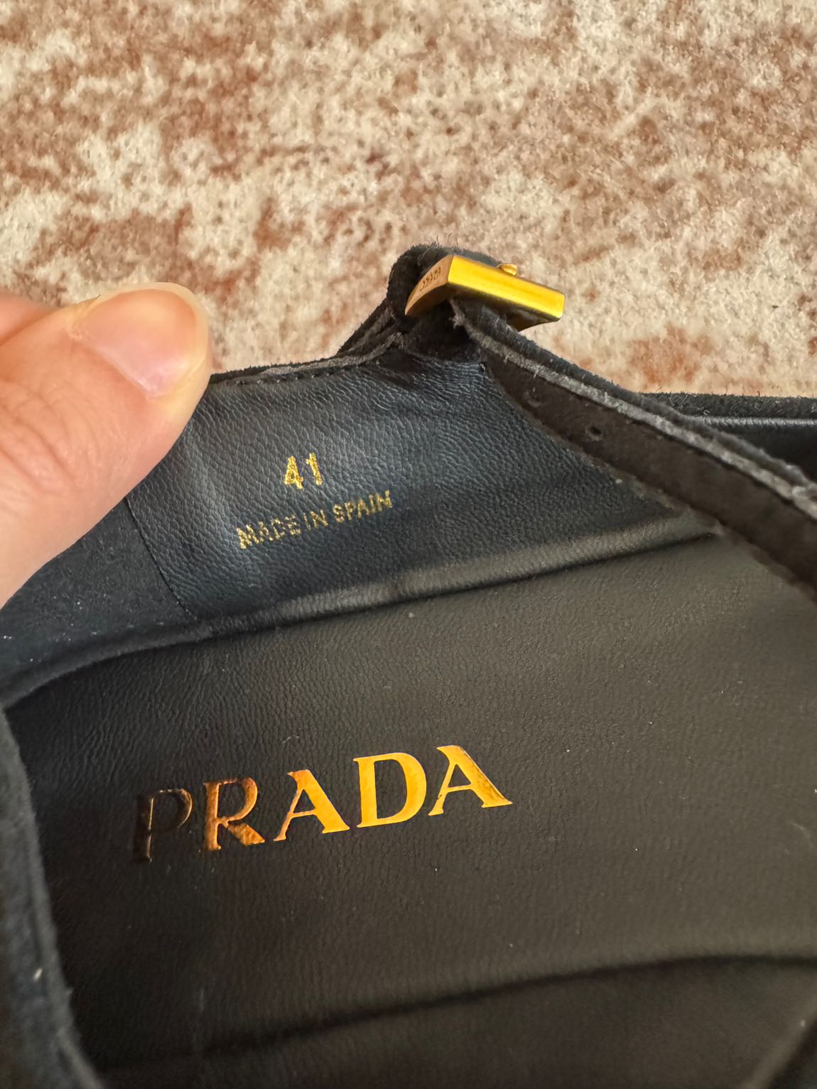 Prada Siyah Babet — görsel 8/8