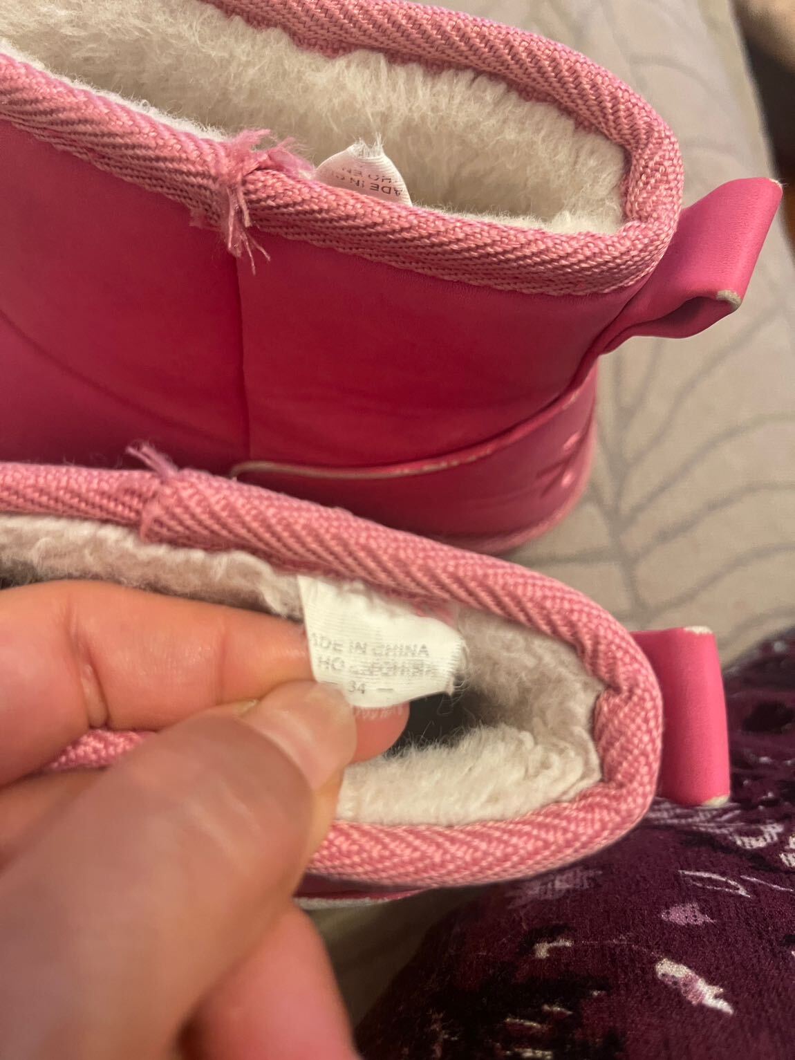 Benetton marka Pembe Bot (ugg) — görsel 16/16