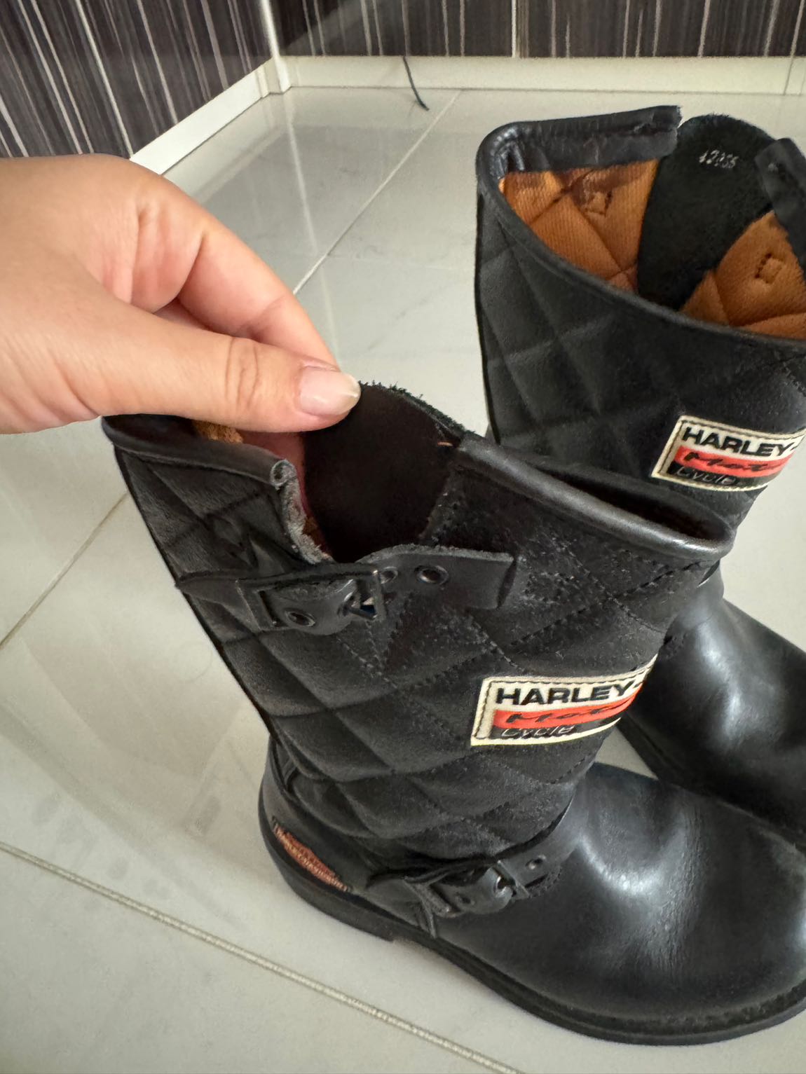 Harley Davidson Siyah Bot — görsel 7/9
