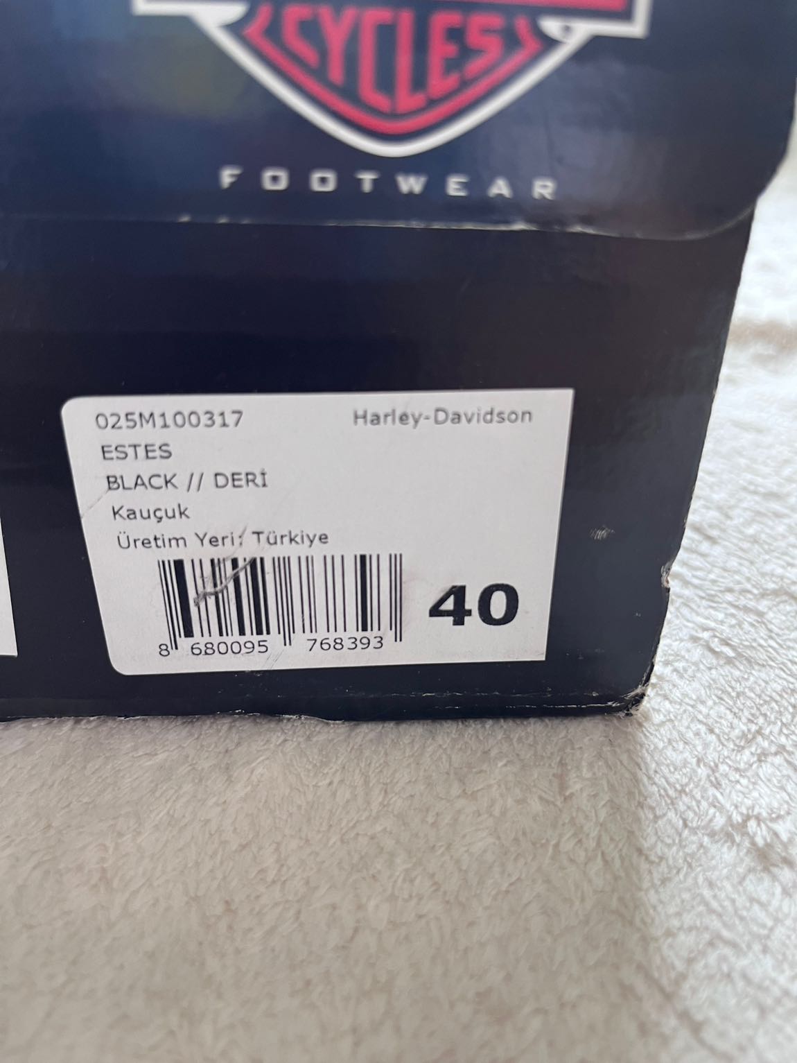 Harley Davidson Siyah Bot — görsel 3/3