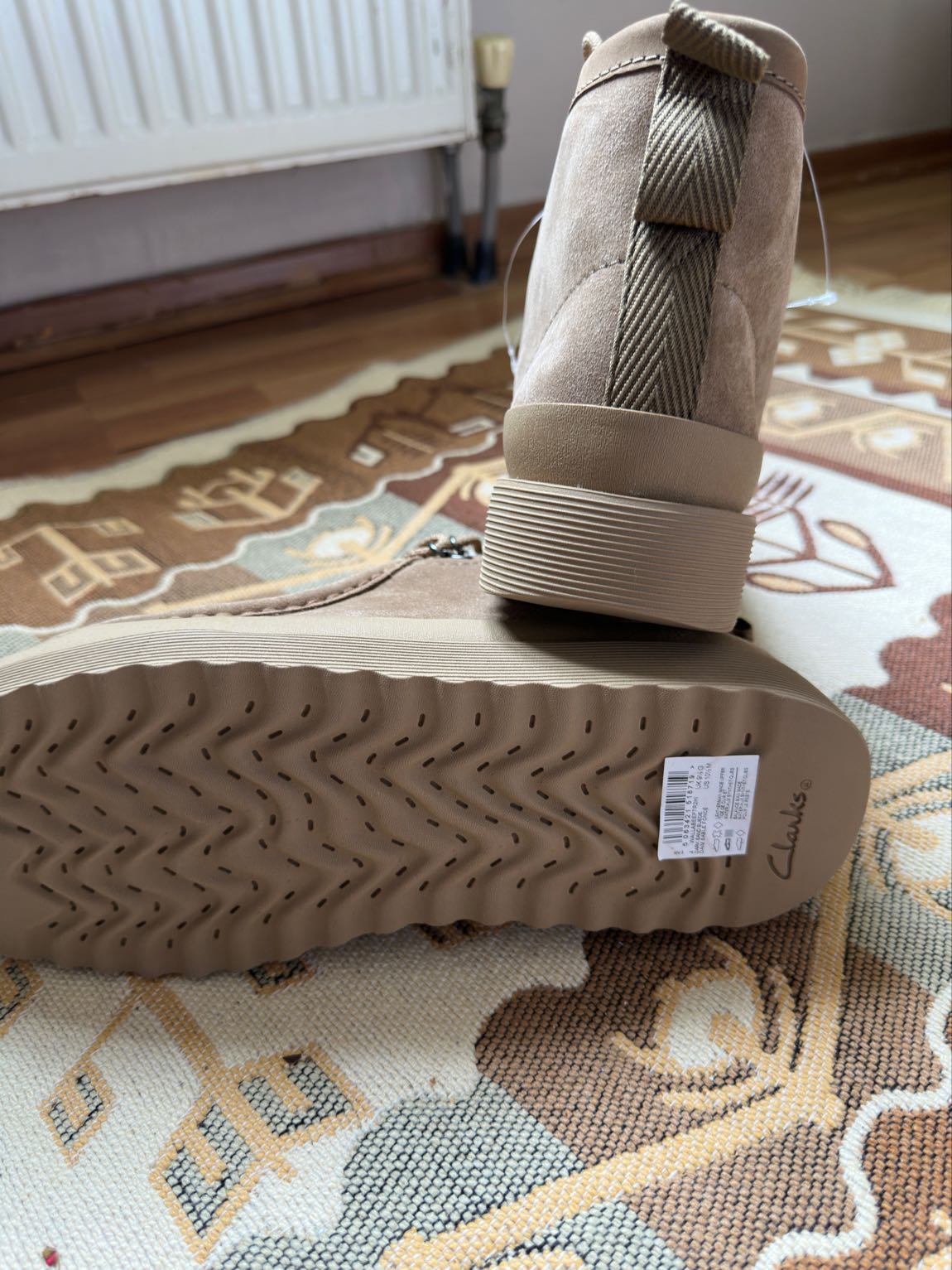 Clarks marka Taba Süet Bot — görsel 2/5