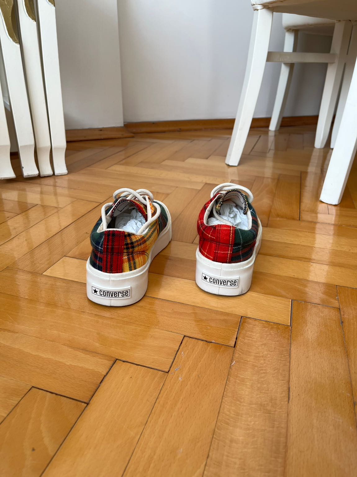 Ekose Desenli Sneaker — görsel 5/7