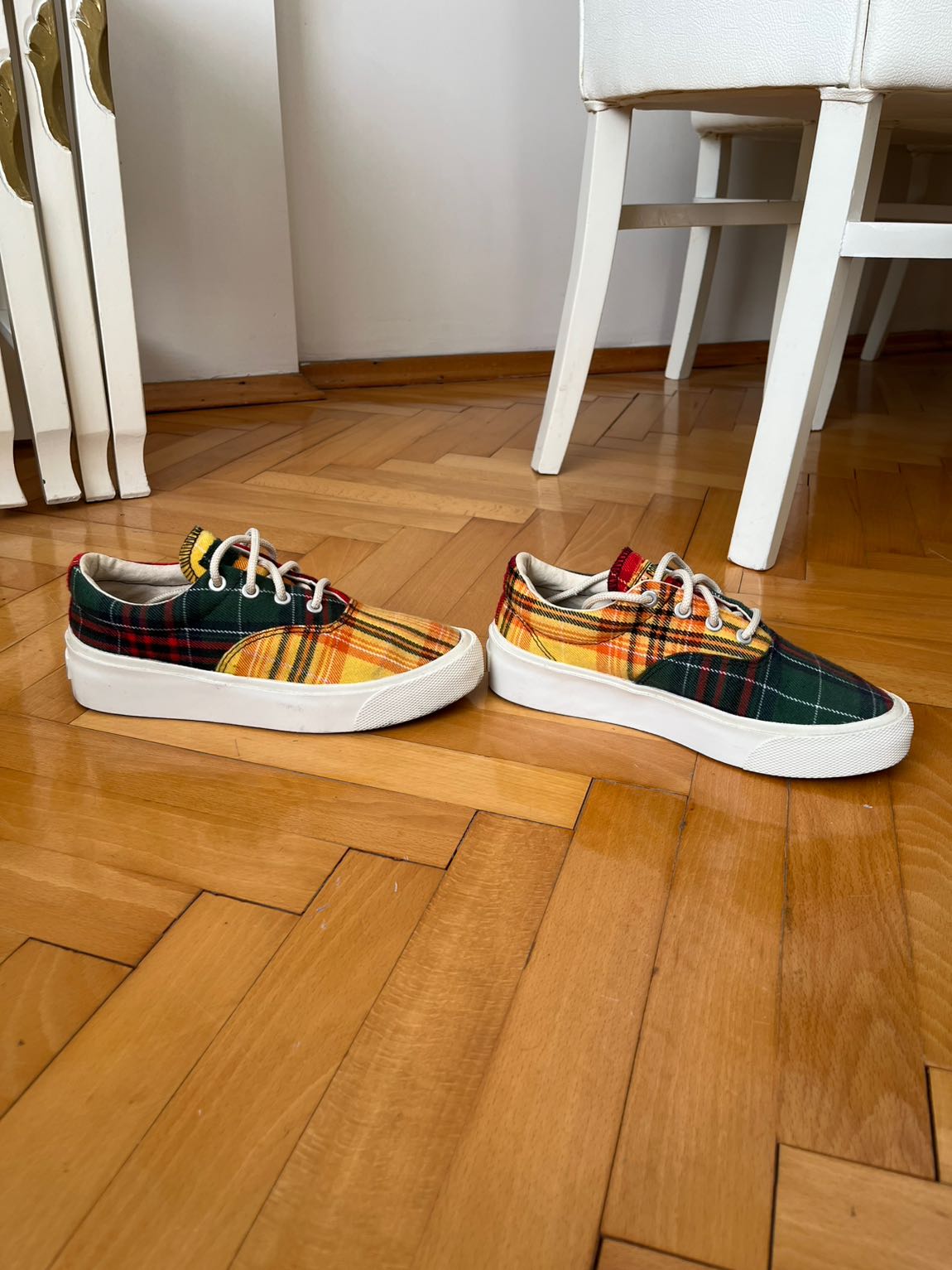 Ekose Desenli Sneaker — görsel 4/7