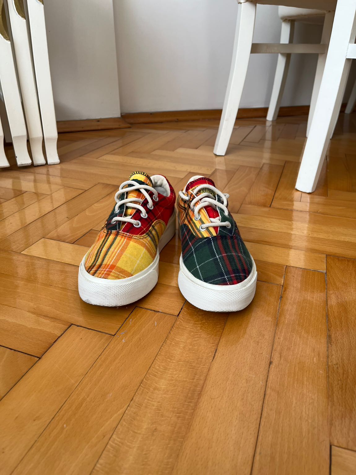 Ekose Desenli Sneaker — görsel 3/7
