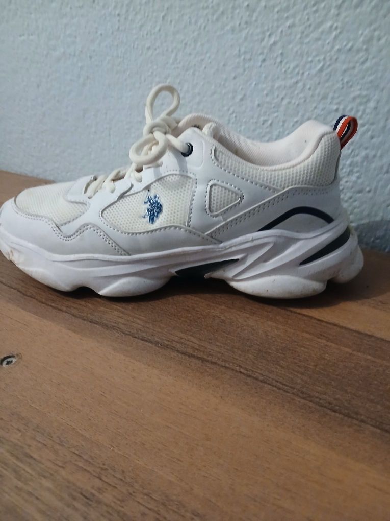 U.S. Polo Assn. Beyaz Spor Ayakkabı — görsel 2/4