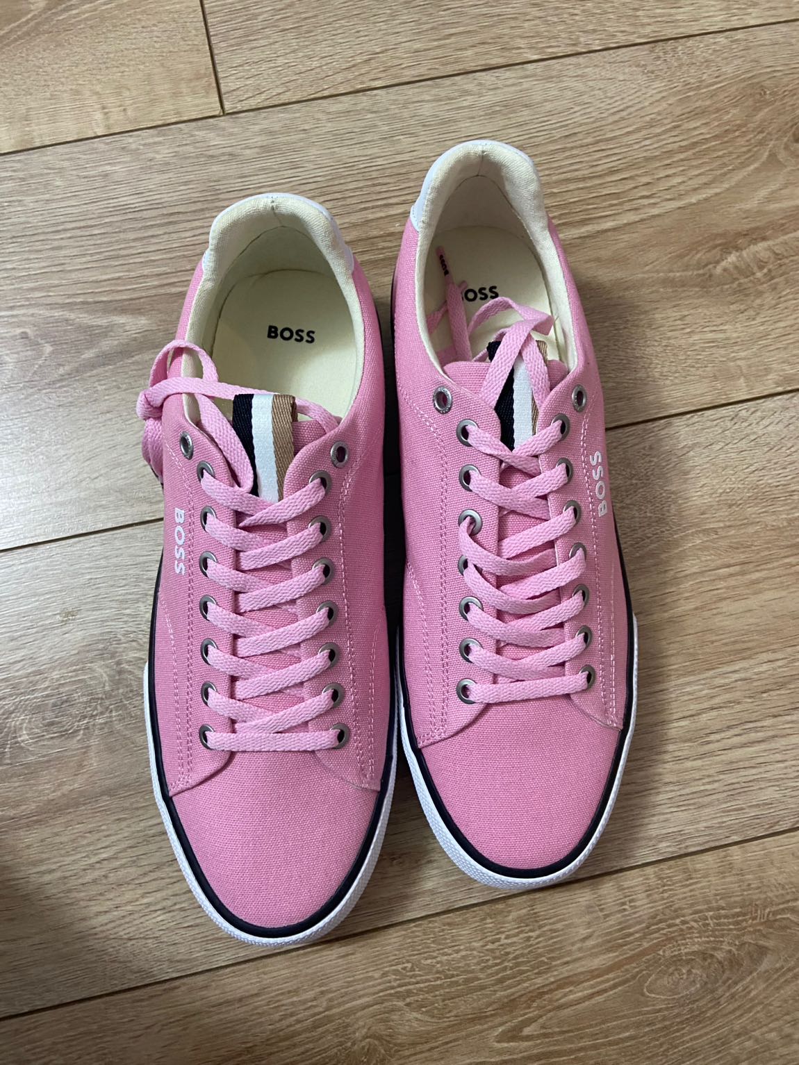 Sıfır Erkek Hugo Boss Pembe Sneaker — görsel 2/3